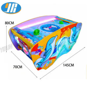 YIRUN Family Interactive Air Hockey Operado por monedas Arcade 2 jugadores mesa de juego Air Hockey Mesa deportes máquina de juegos - Product Image 5