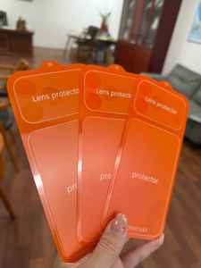 Nouveau autocollant arrière mobile bon marché anti-rayures à la mode 2in1 pour accessoires Iphone17promax verre de lentille en gros avec bord d'arc - Product Image 3