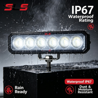 Lampe de travail LED tout-terrain 6 pouces 24W 4080LM à faisceau large haute performance, étanche IP67, pour production sur mesure et prix abordable