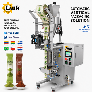 Machine de remplissage de sachets de poudre d'avoine industrielle pour la production de sachets de poudre de porridge instantané - Product Image 1