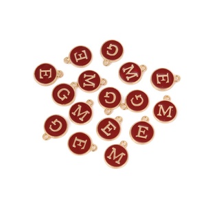 Breloques Lettres Alphabet pour Fabrication <span class=keywords><strong>de</strong></span> Bijoux, Pendentifs Initiales A-Z, Ronds Plats, Hexagonaux, pour Colliers, Bracelets, Boucles d'Oreilles, Création <span class=keywords><strong>de</strong></span> Bijoux DIY - Product Image 6