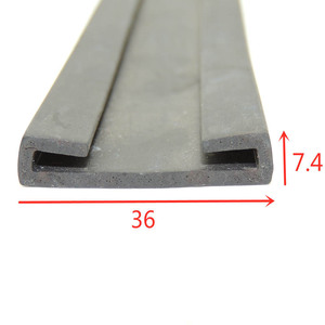 EPDM <b>Rubber</b> U-Shaped Hose Clamp Sealing <b>Strip</b> For Pipe Anti-Collision Weatherproof Seal Custom Made - Product Image 3