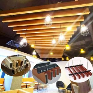 Panneau de façade en aluminium à grain de bois pour mur extérieur - Product Image 4