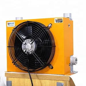 Cooler oil Hydraulic Fan Cooled Heat Exchanger Unit RJ-305 Aluminum Air Radiator