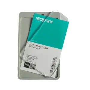 Reap-portatarjetas de identificación, soporte para tarjetas de identificación, material ABS/PC clásico