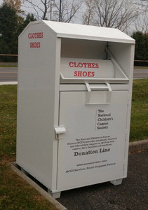 Contenedores <span class=keywords><strong>de</strong></span> Reciclaje <span class=keywords><strong>de</strong></span> Metal para <span class=keywords><strong>Ropa</strong></span> Antigua, Caja <span class=keywords><strong>de</strong></span> Acero para Donación <span class=keywords><strong>de</strong></span> Zapatos Usados para Exteriores - Product Image 4