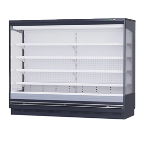 Réfrigérateur droit d'armoire de réfrigérateur commercial de Multideck de conception attrayante pour le réfrigérateur de légumes de fruits de supermarché - Product Image 1