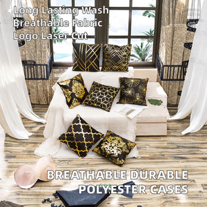 Breathable Modern Woven Polyester <b>Pillow</b> Cases Durable Smooth <b>Soft</b> Home & Hotel Use - Product Image 2