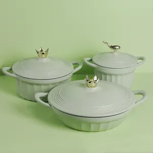 Vente en gros d'ustensiles de cuisine marmite en fonte par courriel marmite en fonte émaillée moderne bon marché marmite en fonte et émaillage - Product Image 1