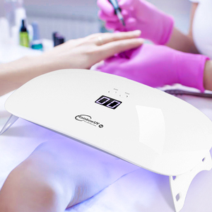 Séchoir à ongles <span class=keywords><strong>UV</strong></span> <span class=keywords><strong>24</strong></span> watts <span class=keywords><strong>LED</strong></span> avec affichage <span class=keywords><strong>Lampe</strong></span> de polymérisation à usage domestique Prix d'usine <span class=keywords><strong>Lampe</strong></span> <span class=keywords><strong>UV</strong></span> à <span class=keywords><strong>LED</strong></span> de marque privée - Product Image 1