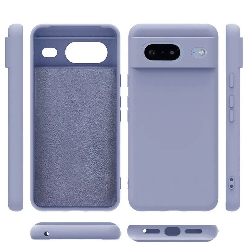 Cheap Price 2023 Case For Google Pixel 8 8 Pro 7 7A Case Coque Soft Liquid Silicone Phone Case For Google Pixel 8 Back Cover