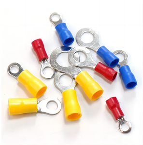 Terminales <span class=keywords><strong>de</strong></span> Anillo Aislados <span class=keywords><strong>de</strong></span> Cobre/Latón <span class=keywords><strong>Serie</strong></span> RV con Férula <span class=keywords><strong>de</strong></span> Estaño para Energía <span class=keywords><strong>El</strong></span>éctrica - Product Image 3