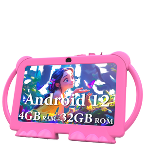Tableta Educativa Portátil Android 12 de 7 Pulgadas, 4GB 32GB, <span class=keywords><strong>para</strong></span> Niños, Tableta Infantil <span class=keywords><strong>para</strong></span> el Aprendizaje de Niños Pequeños - Product Image 1