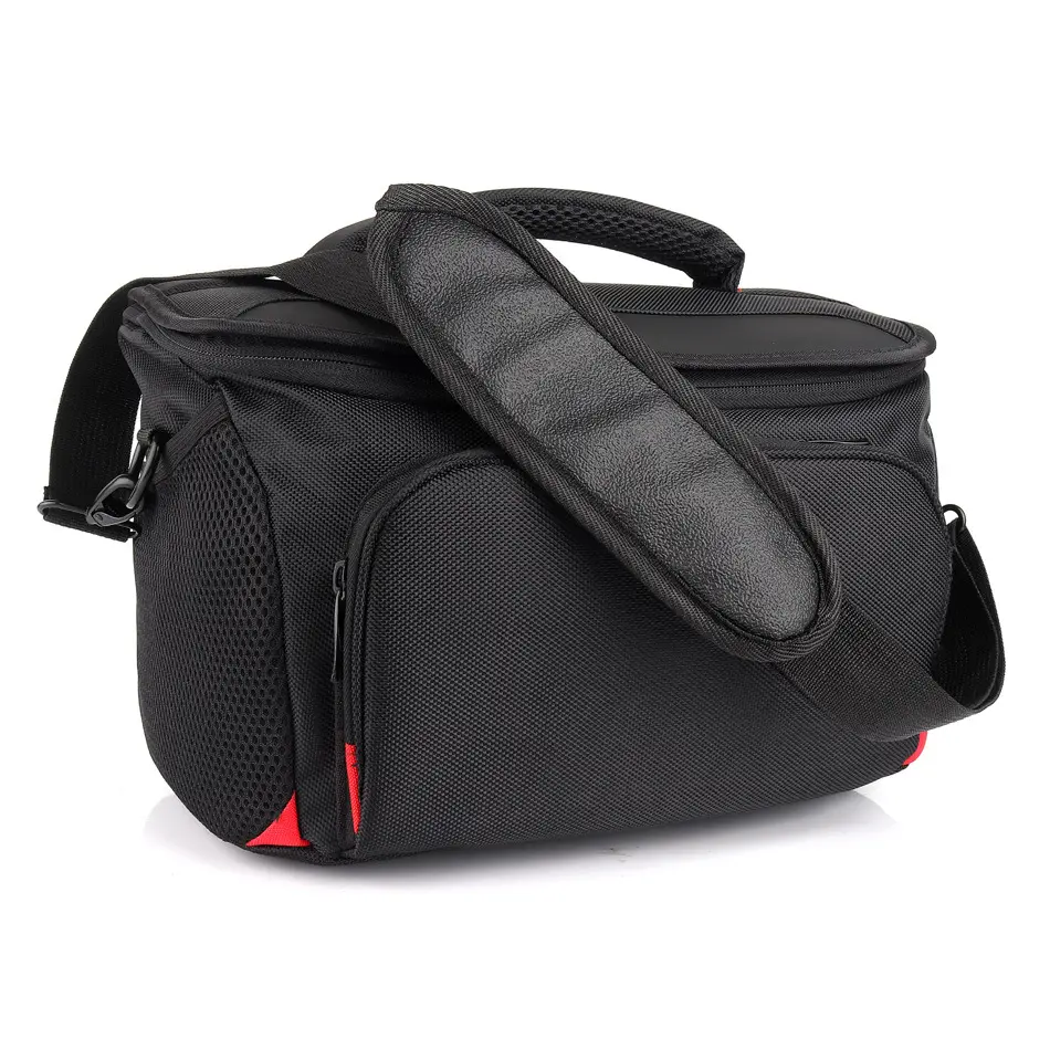 Full Size DSLR Camera Bag Mini Card Digital Lens Pouch Bag Cameras Case Waterproof Shoulder Bag For Canon Nikon Sony A6000