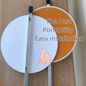 لافتة تحذير عاكسة مخصصة للساحة بحجم 10 و12 بوصة مع علامة ADT للسلامة والأمان - Product Image 6