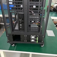 Boîtier de station de travail à refroidissement liquide 4 GPU, compatible Windows/Linux, toutes tailles de cartes mères, compatible avec les cartes graphiques RTX 4090/5090 Pro 6000