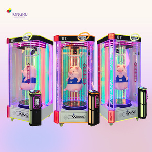 Grande machine de jeu d'arcade d'intérieur sur pied, type grue à ciseaux, pour la distribution de peluches et de cadeaux - Product Image 5