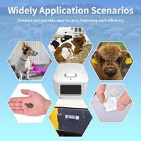 Lector RFID Netum serie C con conectividad dual BT/USB: escáner de mano para etiquetado de animales Mgmt de inventario en almacenes de granjas