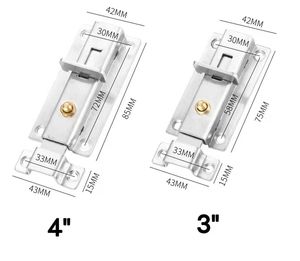 Vendite dirette del produttore di bulloni a torre di rimbalzo automatici con pulsante antifurto per porte e finestre in acciaio inossidabile - Product Image 5