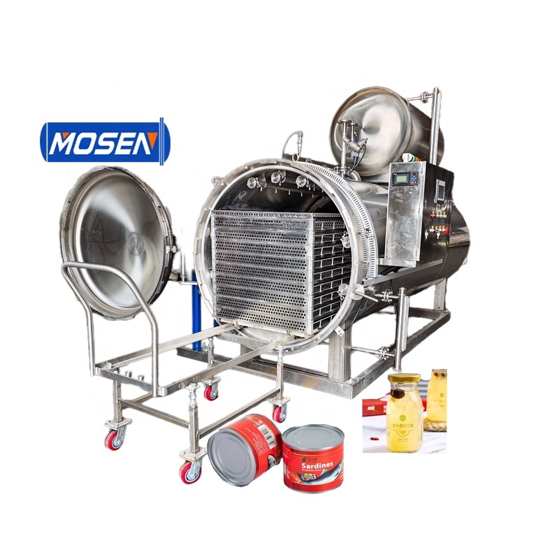 Food Sterilizer Canned Fish Autoclave 500L