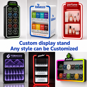 Exhibidor de Acrílico Personalizado con Luces LED para Snus y Bolsitas de Nicotina, para Mostrador de Tiendas de Tabaco - Product Image 2