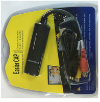 Easycap USB Video Capture USB Kartu Pengambilan Video Saluran Tunggal Mendukung Pembuat DVD Win7