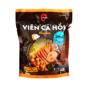 Bolas de Algas Marinas Congeladas O'Food, Ricas en Omega-3, Bolas de Pescado Premium para Hotpot y Frituras, 300g, Fabricante Vietnamita - Product Image 1