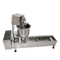 Machine à beignets professionnelle à une seule rangée, électrique, avec écran numérique, mini-friteuse à beignets en acier inoxydable