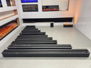 3D hơi nước lò sưởi ngọn lửa tạo độ ẩm từ xa ứng dụng điều khiển trong nhà 64 LED ngọn lửa màu sắc Lò sưởi điện 1m 1.5m 2m - Product Image 6