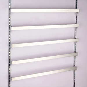Soporte de exhibición de metal montado en <span class=keywords><strong>la</strong></span> pared para tienda de ropa, gancho reemplazable, para aperitivos y calcetines - Product Image 2