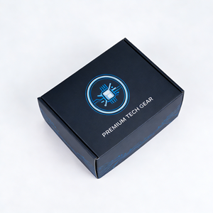 Caja de Embalaje para Productos Electrónicos 3C, Caja de Cartón Corrugado Tipo B y E, Opción de Cierre Automático, Fabricante Personalizado - Product Image 3