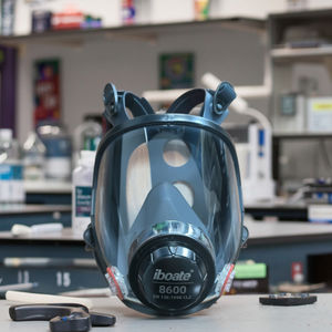 Iboate बहु समारोह सांस लेने योग्य धूल प्रूफ गैस सुरक्षा मास्क सिलिकॉन पूर्ण चेहरा मास्क - Product Image 4