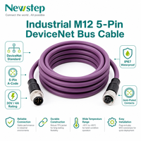 Câble adaptateur d'interface DeviceNet Can Bus M12 5 broches pour hayon électrique, câble étanche IP67 pour connecteur de stockage d'énergie