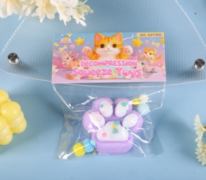 Jouets Squishy Patte de Chat, Balle Sensorielle Anti-Stress Douce pour Adultes et Enfants, Jouets Squishy Nouveauté Patte de Chat - Product Image 4