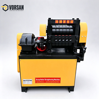 Machine de redressage de barres d'acier pour le recyclage des ferrailleuses d'acier et l'utilisation sur les chantiers de construction – Redresseur de ferrailleuses d'acier robuste