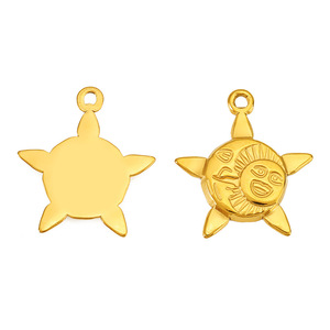 Pendentifs en acier inoxydable plaqué or, motifs papillon, aigle, soleil, pour la création de bijoux DIY, colliers et boucles d'oreilles. - Product Image 3