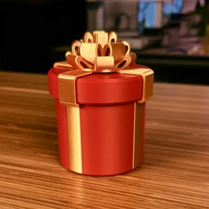 Nouveau produit : Boîte cadeau à vis imbriquées, boîte cadeau à vis imbriquées imprimée en 3D pour farces de Noël - Product Image 5