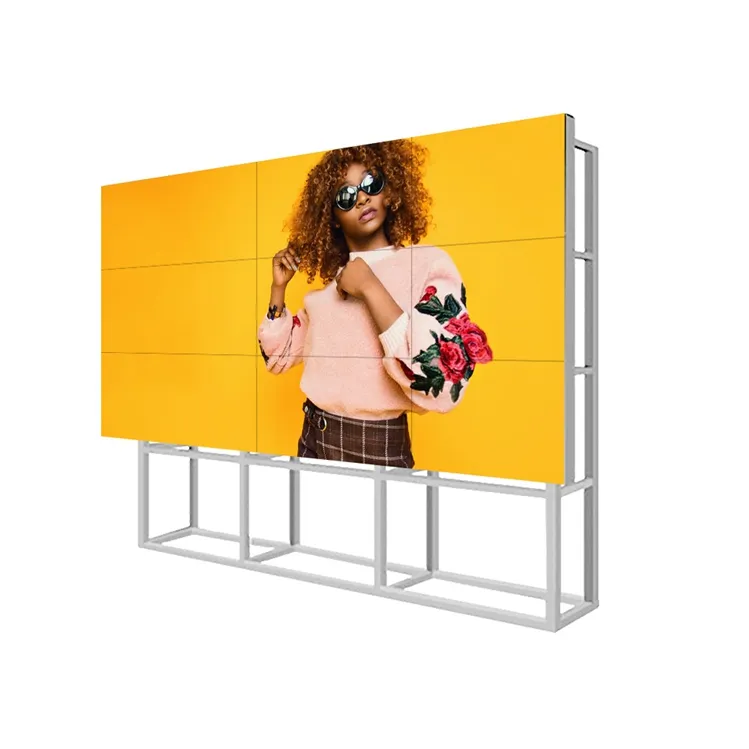 46 49 55 65 inch 4K HD Full Color Screen 1080P LCD Video Wall with Ultra Narrow Bezel 1.7 mm
