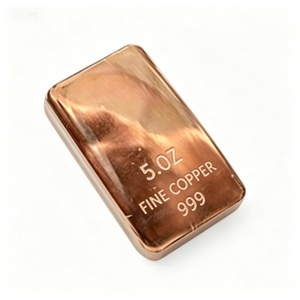 New 5OZ Pure 999 Non-Alloy Square Copper Ingot Model C10100 TG for Industrial Use - Product Image 1