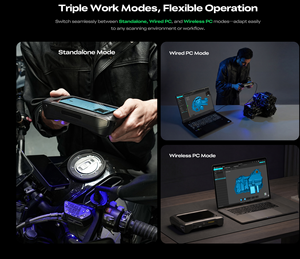 Escáner 3D Creality Sermoon P1, Escáner Todo en Uno Profesional con Procesador de Alto Rendimiento, Sistema de Escaneo Láser Multilínea Azul - Product Image 4