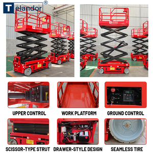 รถยกกรรไกรสำหรับศูนย์ข้อมูล 10 เมตร - รับน้ำหนักได้ 450 กิโลกรัม สำหรับงานหนัก - Product Image 1