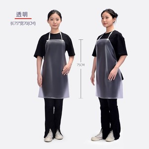 Tablier imperméable Zixi Transparent Food Factory, résistant à l'eau et à l'huile pour les cuisines de restauration, les fruits de mer et les entrepôts frigorifiques - Product Image 3