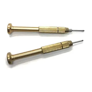 Multifunctional Copper Watch Repair Screwdriver Tool For Mobile Phone Glasses And Watch Replaceable Bits Screwdriver