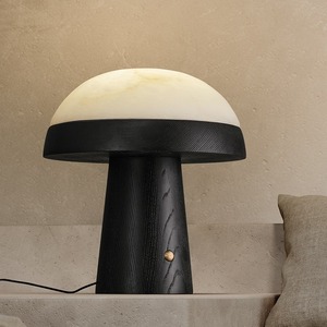 Creative <b>Table</b> Lamp Solid Wood E27 LED Push Button Switch For Living Room Study Bedroom <b>Bedside</b> - Product Image 3