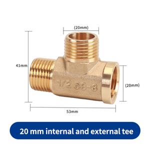 Accesorios de fontanería, productor de latón, exportación de todo tipo de accesorios de rosca, accesorio en T de codo - Product Image 5