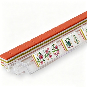 Juego de Mahjong de Lujo Personalizado de 4 Niveles con Fichas Acrílicas, Diseño 'Walk With Me' Tallado, 160 Piezas, Estilo Americano - Product Image 2