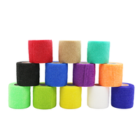 Bandage Cohésif Médical Élastique Respirant et Flexible de Qualité Supérieure, 5cm 7cm 10cm, avec Logo Personnalisé Imprimé