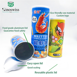 Bao Bì Sinh Thái Thân Thiện Kraft Tùy Chỉnh Giấy Xi Lanh Hộp Đóng Gói Khoai Tây Chiên Có Thể - Product Image 5