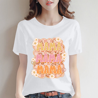 Autocollant de transfert de presse à chaud en vinyle pour vêtements en tissu de coton Polyester T-shirt TV Transfert de chaleur