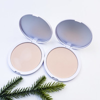 Poudre compacte pressée personnalisée OEM/ODM transfrontalière à marque privée, longue tenue, fini mat, contrôle du sébum, anti-agglomération, pour tous types de peaux